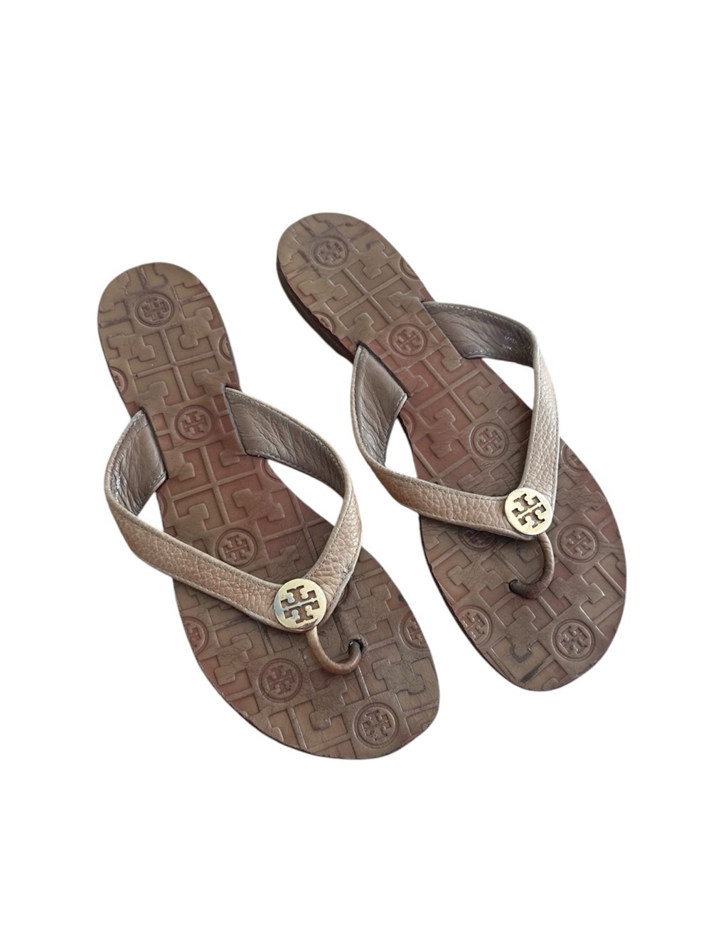 Tory Burch Leather Brown Sandals